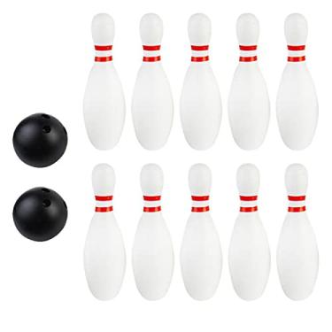 Imagem de Conjunto infantil infantil de boliche NC 12 peças - 22 cm