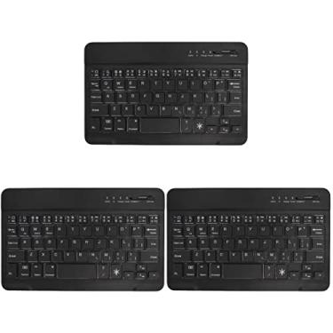 Imagem de Gadpiparty 3 Pecas teclado luminoso teclado sem fio fino teclado sem fio destacável teclados teclado de mesa teclado retroiluminado sem fio computador portátil Acessórios abdômen