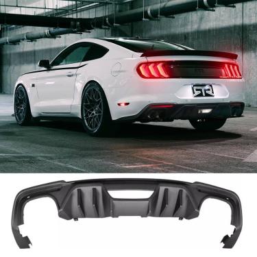 Imagem de Difusor Traseiro Ford Mustang GT Black Piano Para-choque 500
