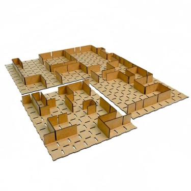 Imagem de Kit Grid de Batalha Modular 3D Para RPG - Battle Grid D&D
