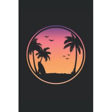 Imagem de Vacation diary|: Summer| Sun| Beach| Sea| Surfing| Palm| Holiday Notebook 6x9 (A5) 120 Pages Dotted
