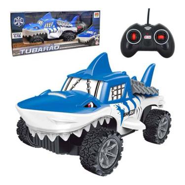 Imagem de Carrinho de Controle Remoto - Tubarão - DM Toys