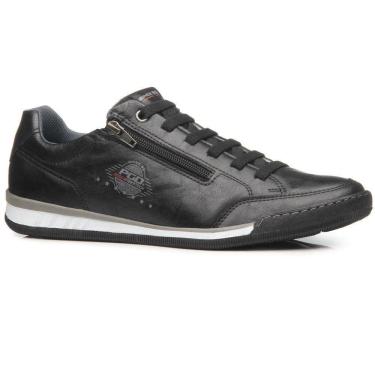 Imagem de Sapatênis Microfibra 171801-08 Masculino - Preto