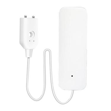 Imagem de Tuya Zigbee Smart Home Sensor de vazamento de água Detector de inundação sem fio Alerta de detecção de vazamento de água Alarme de transbordamento de nível de água Tuya Smart Life App Controle Remot