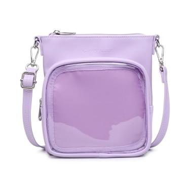 Imagem de CHERRY SAUCE Bolsa tiracolo Ita Bag Mini bolsa pequena bolsa de ombro para exibição de anime, Roxa, Small, Utilitário