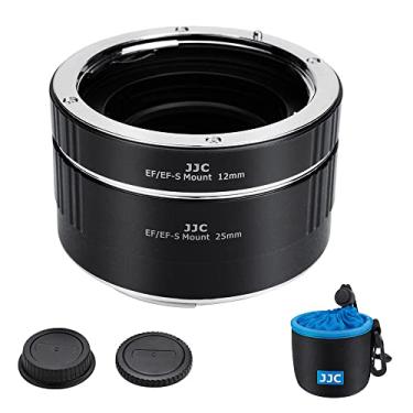 Imagem de JJC EF EF-S Mount Auto Focus Macro Extension Tube Set para Canon Rebel T8i T7i T6s T6i T5i T7 T6 SL3 SL2 EOS 90D 80D 77D 70D 60D 6D Mark II 5D Mark IV III 7D Mark II e mais EF/EF-S Mount Camera & Lens