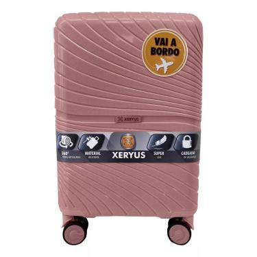 Imagem de Mala Pequena De Bordo em Polipropileno 10kg Rodas Giro 360-Unissex