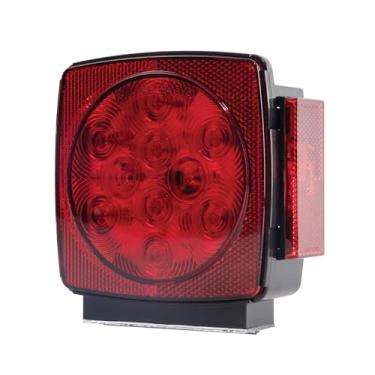 Imagem de Blazer International C789RTM Luz de LED quadrada submersível para frente/cauda/seda, em qualquer lado