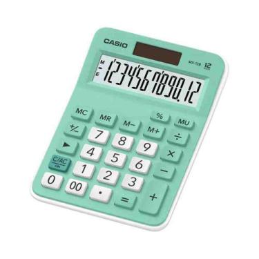 Imagem de Calculadora Casio Mesa Verde Mx-12B-Gn-W-Dc