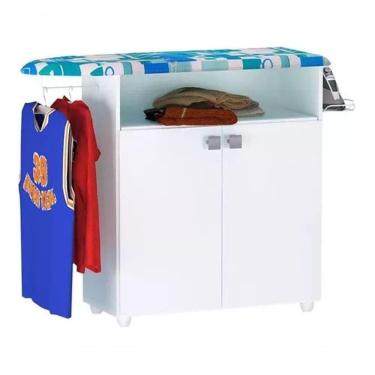 Imagem de Tábua De Passar Roupa Bianca Com Portas Branco - Ajl Móveis