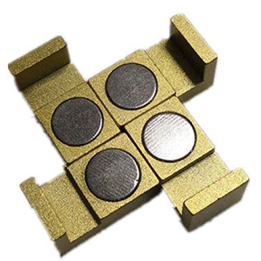 Imagem de Prendedores magnéticos paralelos. Vise, CNC, Kurt, Ferramentas de Máquinas, Dourado