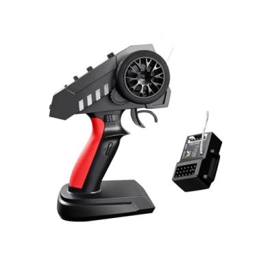 Imagem de Tachiuwa Controlador de carro rc transmissor e receptor ergonômico alta sensibilidade profissional 6 canais para rc barco tanque caminhão diy