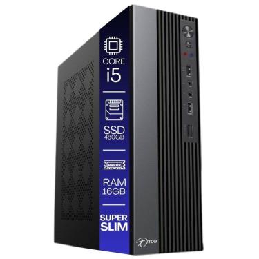 Imagem de Computador TOB Slim Compacto Intel Core i5 SSD 480GB Memória 16GB Windows 10 Trial Desktop PC CPU