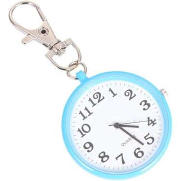 Imagem de Relógios de bolso Moda Enfermeira Relógio Chaveiro Mini Time Lembrete Artigos Portáteis para Mulheres Homens Trendy Relógio Eletrônico Chaveiro (01)