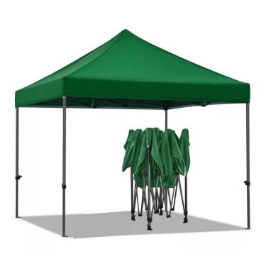 Imagem de Tenda Gazebo 2x2m Dobrável Impermeável para Uso Externo Casa, Jardim, Estacionamento. (verde)