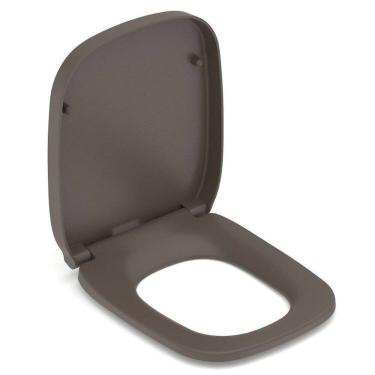 Imagem de Kit 3 Assentos único Termofixo com Queda Amortecida Debba Classic Roca Café