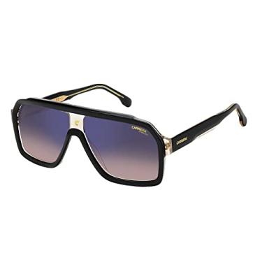 Imagem de Carrera Óculos de sol masculinos 1053/S preto bege/marrom sombreado azul espelhado 60/12/145, Preto bege/marrom sombreado azul espelhado, 60/12/145