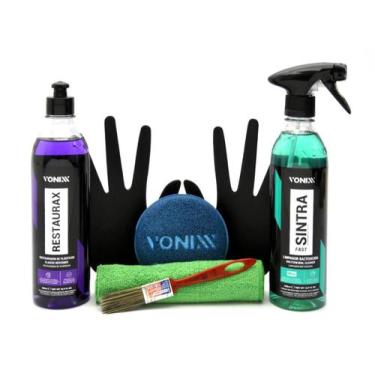 Imagem de Kit sintra fast produto para limpar painel e intense revitalizador plá