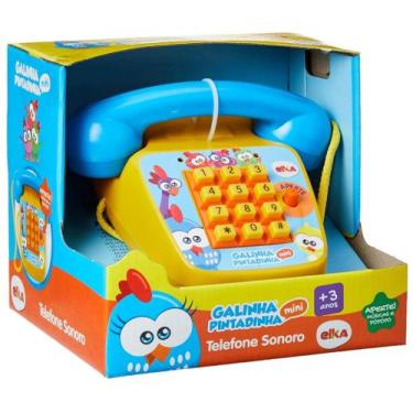 Imagem de Galinha Pintadinha Mini,Telefone Sonoro 1087 - ELKA