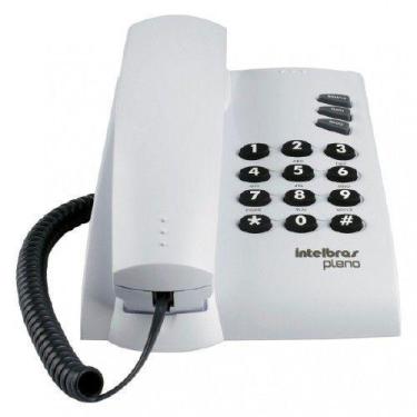 Imagem de Telefone c/fio pleno cinza artico intelbras mania virtual, Cinza