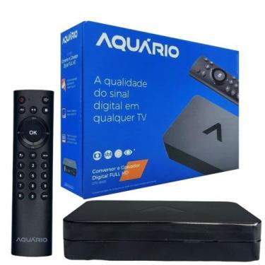 Imagem de Conversor E Gravador Digital Dtv-9000 Preto Aquário - Aquario
