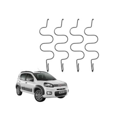 Imagem de Kit 4 Molas Banco Assento Dianteiro Uno Way Vivace Siena - EDER MOLAS
