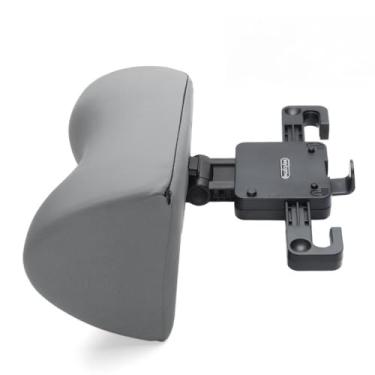 Imagem de Travesseiro de encosto de cabeça de carro Travesseiro de pescoço de carro para assento do motorista Apoio de cabeça Espuma de memória Premium Travesseiro de carro Suporte ajustável de pescoço Assento