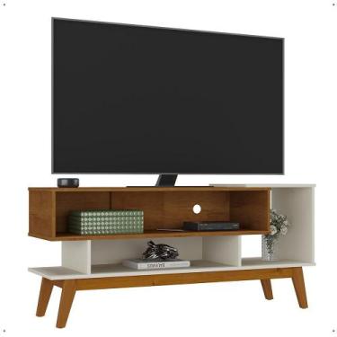 Imagem de Rack 1.36 Show Tv 40 Polegadas Decoração Sala Estar Nichos Organizador