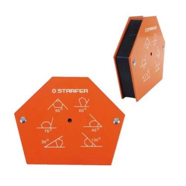 Imagem de Esquadro Magnético Hexagonal 3" 12KG Starfer