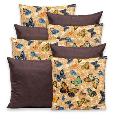 Imagem de Kit 8 Capas de Almofada c/ Zíper 40x40cm Gorgurinho - Rafaloro Enxovai