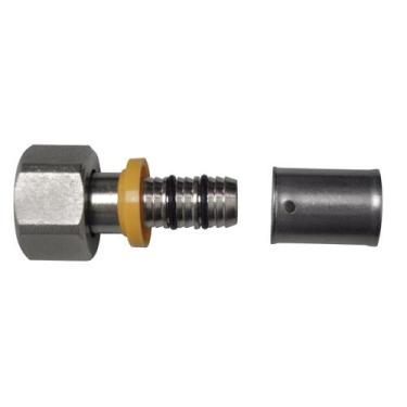 Imagem de Conexão Rosca Móvel 1/2'' p/ Gás 16mm Pex Multicamadas Astra