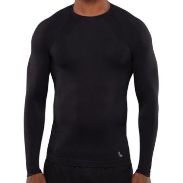 Imagem de Camiseta Térmica Adulto Sport Run VB Lupo Sport Advanced, M, Preto