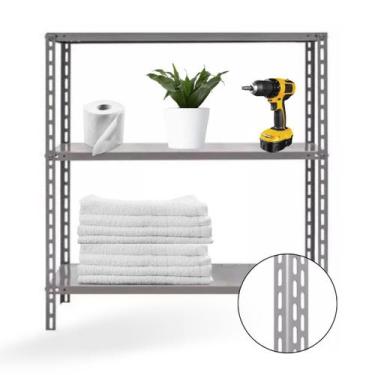 Imagem de Bancada de  aço 42x0,91x1,0 c/ 3 bandejas - DIMENSIONAL 