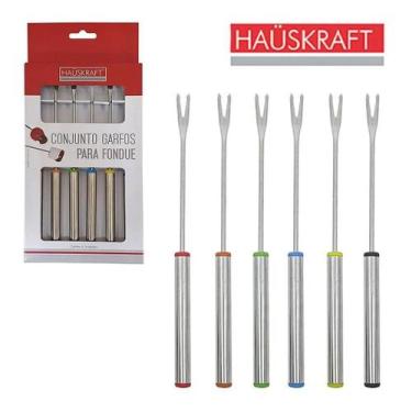 Imagem de Conjunto De Garfos Para Fondue Hauskraft 6 Unidades Aço Inox