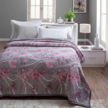 Imagem de Cobertor Dyuri Plus Casal 1,80 M X 2,20 M Cor: Cinza Paloma - Jolitex