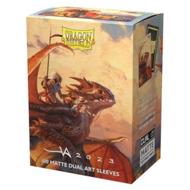 Imagem de Dragon Shield Sleeves – Limited Edition Matte Dual Art: The Adameer 100 CT - Card Sleeves - Smooth & Tough - Compatible with Pokémon, Magic The Gathering Cards & Digimon MTG TCG OCG & Hockey Cards