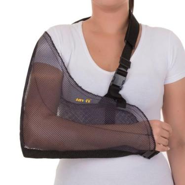 Imagem de Tipóia Ombro Pós Operatório Braço Tela Bilateral Preto Artipé - Artipe