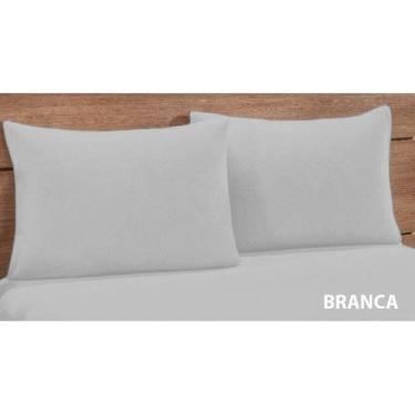 Imagem de 1 Fronha Travesseiro 90cmx50cm Percal Com Zíper 200 fios - Dryka Enxov