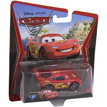 Imagem de Disney/Pixar Cars 2, Lightning McQueen with Racing Wheels Die-Cast Vehicle #3
