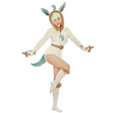 Imagem de Mobbunny Lindo macacão estilo desenho animado amarelo macacão felpudo pijama loungewear fofo com capuz roupa de casa curto macacão com meias, Amarelo, GG