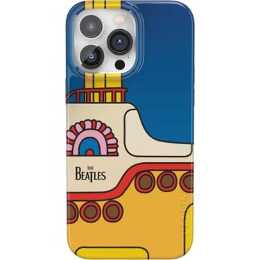 Imagem de Casely Capa projetada para iPhone 14 Pro Max | Beatles | submarino amarelo | Capa clássica compatível com MagSafe