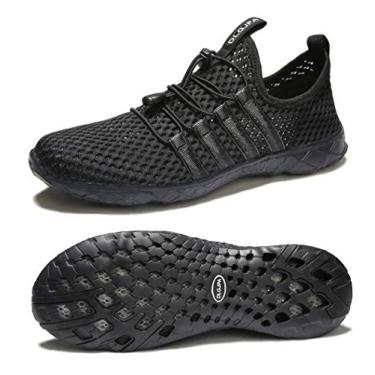 Imagem de DLGJPA Tênis feminino leve de secagem rápida Aqua Water Tênis esportivo para caminhada, Allblack#, 38