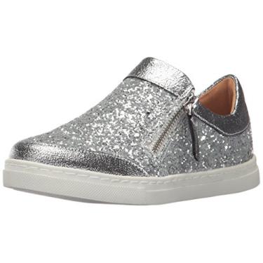 Imagem de Dolce Vita Tênis feminino Zaire, Glitter prateado, 3 Medium US Little Kid