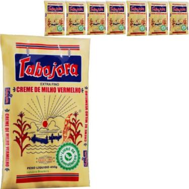 Imagem de Fuba de Milho Vegano Sem Gluten Pacote 450g Kit 8 Unidades - Tabajara