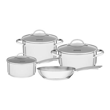 Imagem de Jogo de Panelas Fundo Triplo Tramontina Una 65280310 Inox