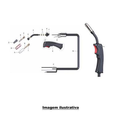 Imagem de Mola Porta Bocal P/ Tocha Tmb 150 Balmer