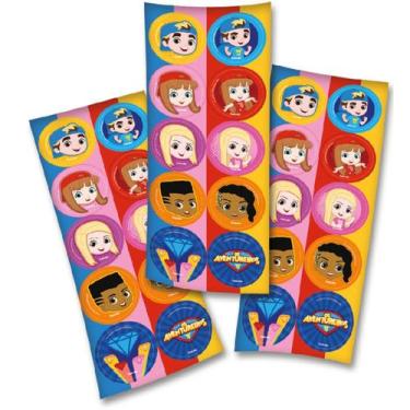 Imagem de 60 Adesivos Redondo Latinha Festa Luccas Neto - Festcolor