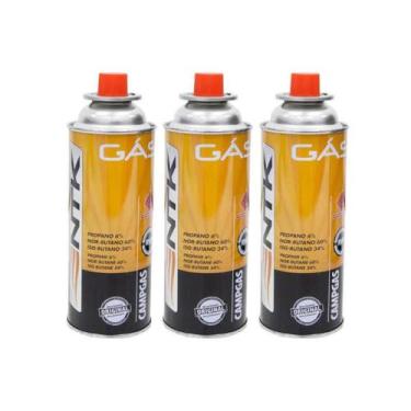 Imagem de Kit 3 Cartuchos de Gás Campgás  Nautika - NTK