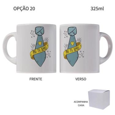 Imagem de Caneca 325ml Feliz Dia Do Pais Melhor Pai Do Mundo Super Pai - LARANJA