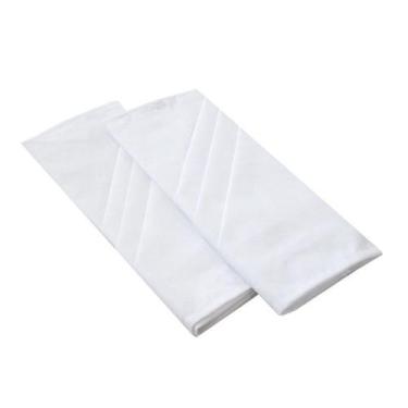 Imagem de Guardanapo De Boca Liso 2 Unidades Branco - Recanto da Costura